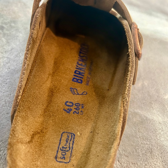 Birkenstock Women’s Suede Boston Clogs - Picture 7 of 10